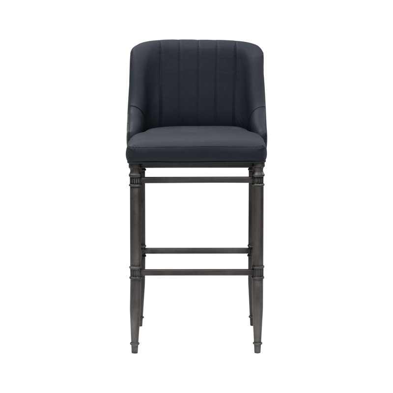 Tabouret de bar Cookson, Blanc, Tabouret de bar (siège d'une hauteur de 30 po)
