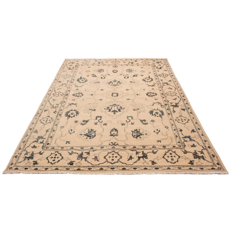 Tapis ivoire Finus Oushak 9 pi 9 po x 14 pi 2 po
