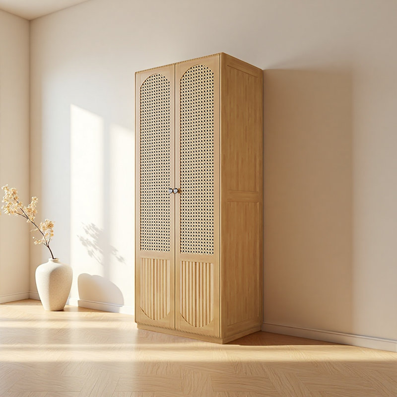 Armoire rétro Nordic, Naturel