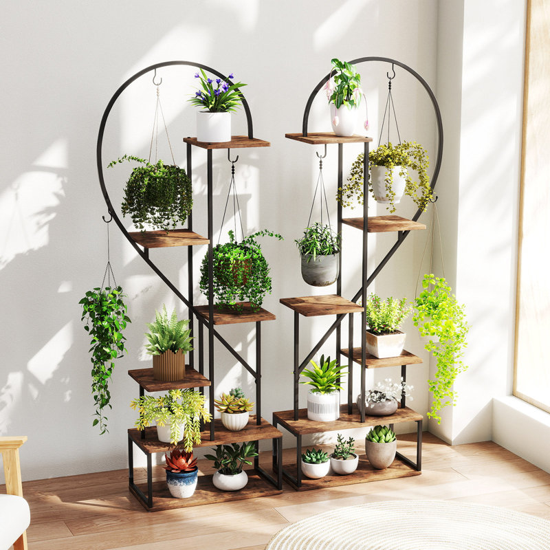 Plant Stand - Set of 2, Black