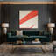 Minimalisme 93, art mural sur toile beige-916019170