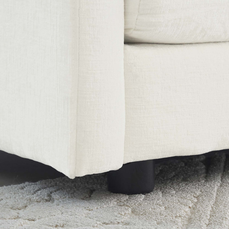 Fauteuil de lecture rembourré Comfy, Blanc