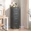 Classeur vertical en métal verrouillable à 4 tiroirs l 15,2 po Mak Peace-103532497-132149451
