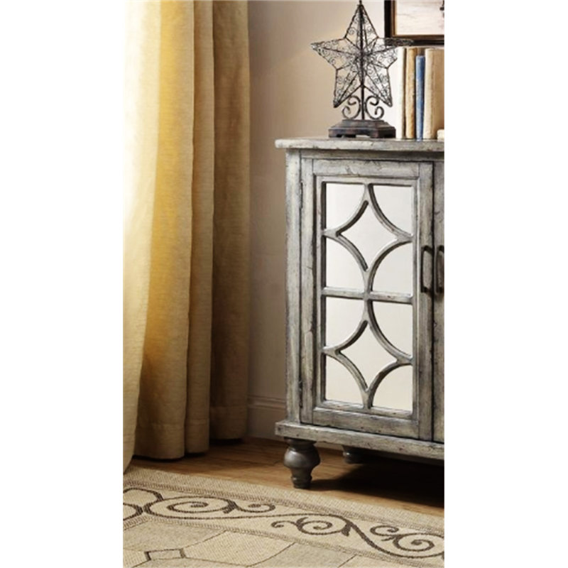 Velika Weathered  Finish Console Table