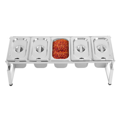 Expandable Spice Rack Stainless Steel Countertop Spice Storage Holder for Kitchen Seasonings & Fruits