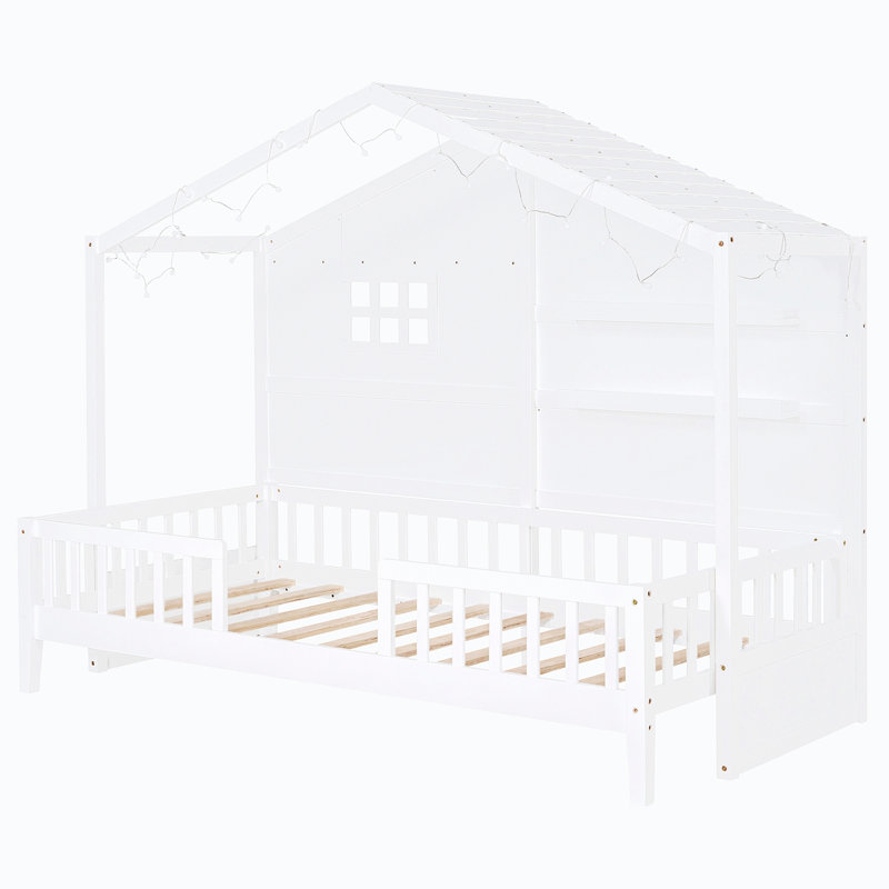 Yelenis 67.03'' Platform Bed, White