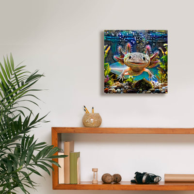 «Ajolote Axolotl Axolote» par Pedro Gavidia, art mural