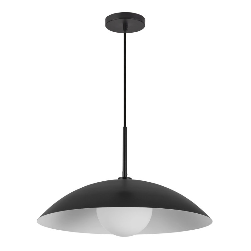 Regent 19-in Black Pendant