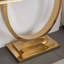 Console moderne 46,85 po en faux marbre avec base-100041295-100041298
