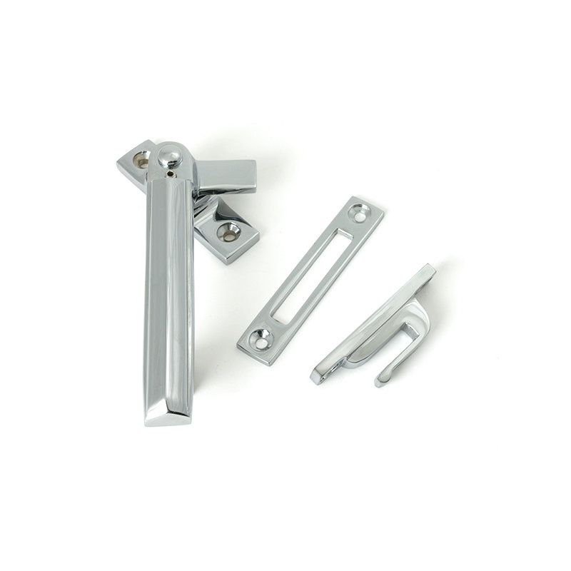 Art Deco Locking Fastener - LH, Polished Chrome