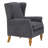 Wingback Accent Chair with Coffee Table-940919692