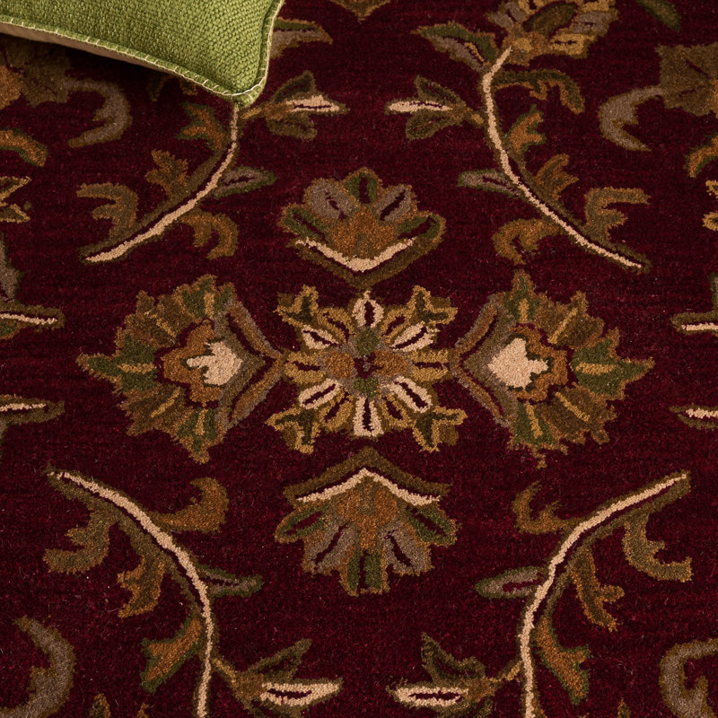 Tapis oriental en laine touffeté à la main Gorham, Rectangulaire 3 pi x 5 pi