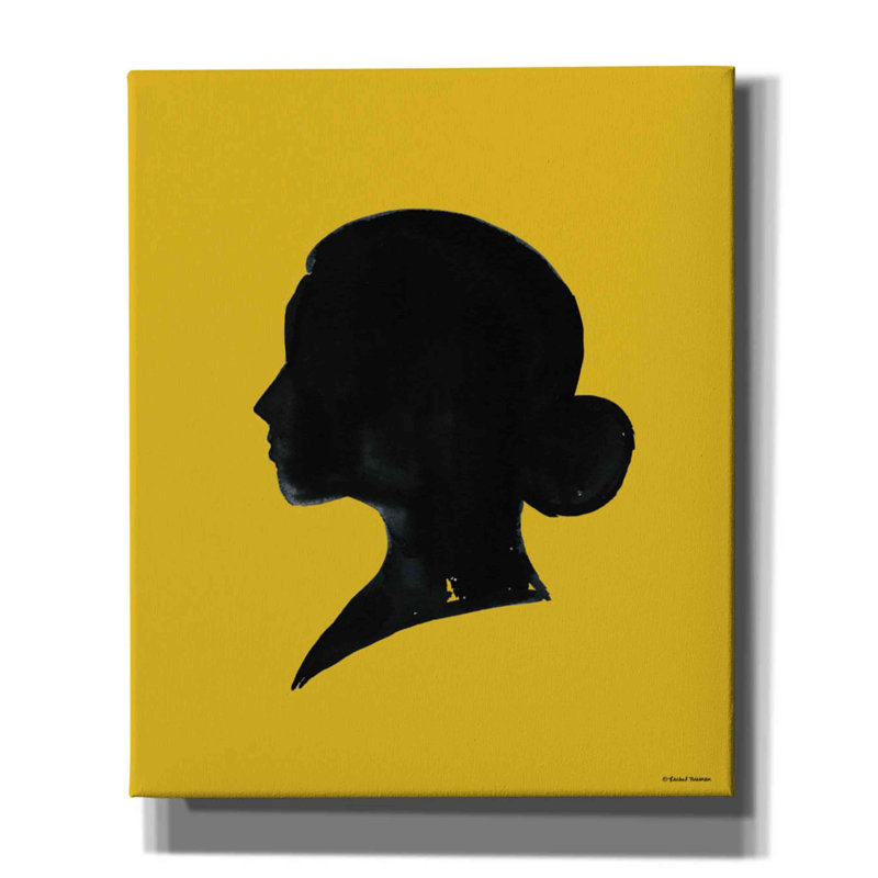 «Mustard Yellow Collection 1» par Rachel Nieman, art mural sur toile, H 24 po x l 20 po x P 0,75 po