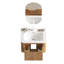 Meuble-lavabo mural 24 po avec lavabo en céramique-1451786600