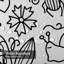 Rideau de douche à 12 crochets Forest Doodle-1270301866