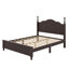 Cadre de lit plateforme en bois, lit plateforme de style rétro avec support de lattes en bois-20755720-20755727
