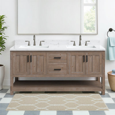 Meuble-lavabo double 60 po Marissa