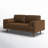 Napa 72'' Full-Grain Genuine Italian Leather Sofa-560018705