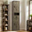 Armoire de rangement multifonctionnelle haute 69,29 "H * 14,56" avec 2 portes et 1 tiroir