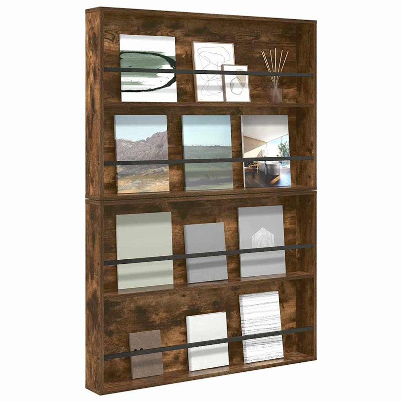 Wood Magazine Rack, Brown