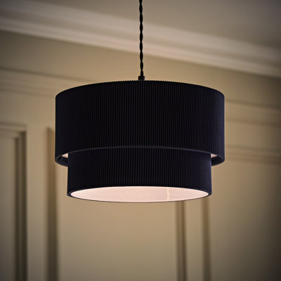 17.5 cm H Cotton Pendant Shade ( Slip-On )