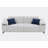 Darletta 89.7" Square Arm Sofa
