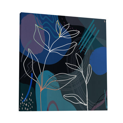 Boho Leaves III - impression sur toile tendue