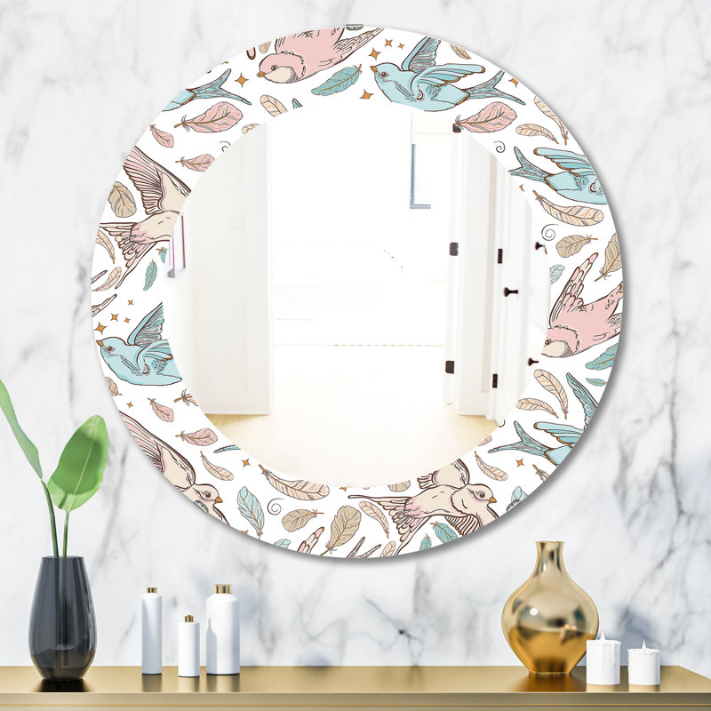 Miroir mural Swallow, H 31,5 po x l po