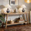Table console 70,9 po, table d'entrée à 2 niveaux-554224345