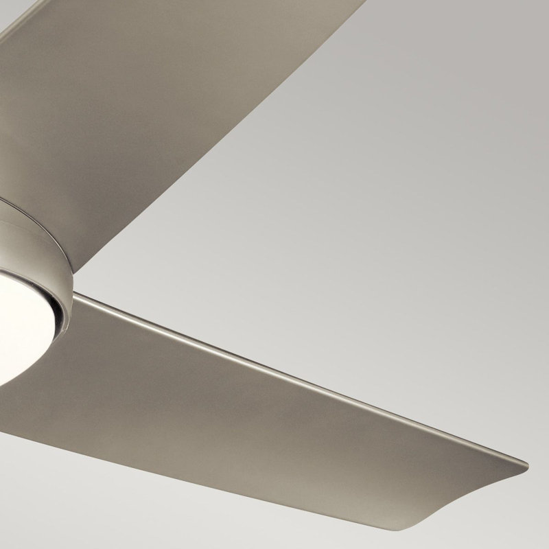 Cassels 60cm Ceiling Fan with LED Lights, Brushed Nickel