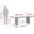  Garden Dining Set Grey