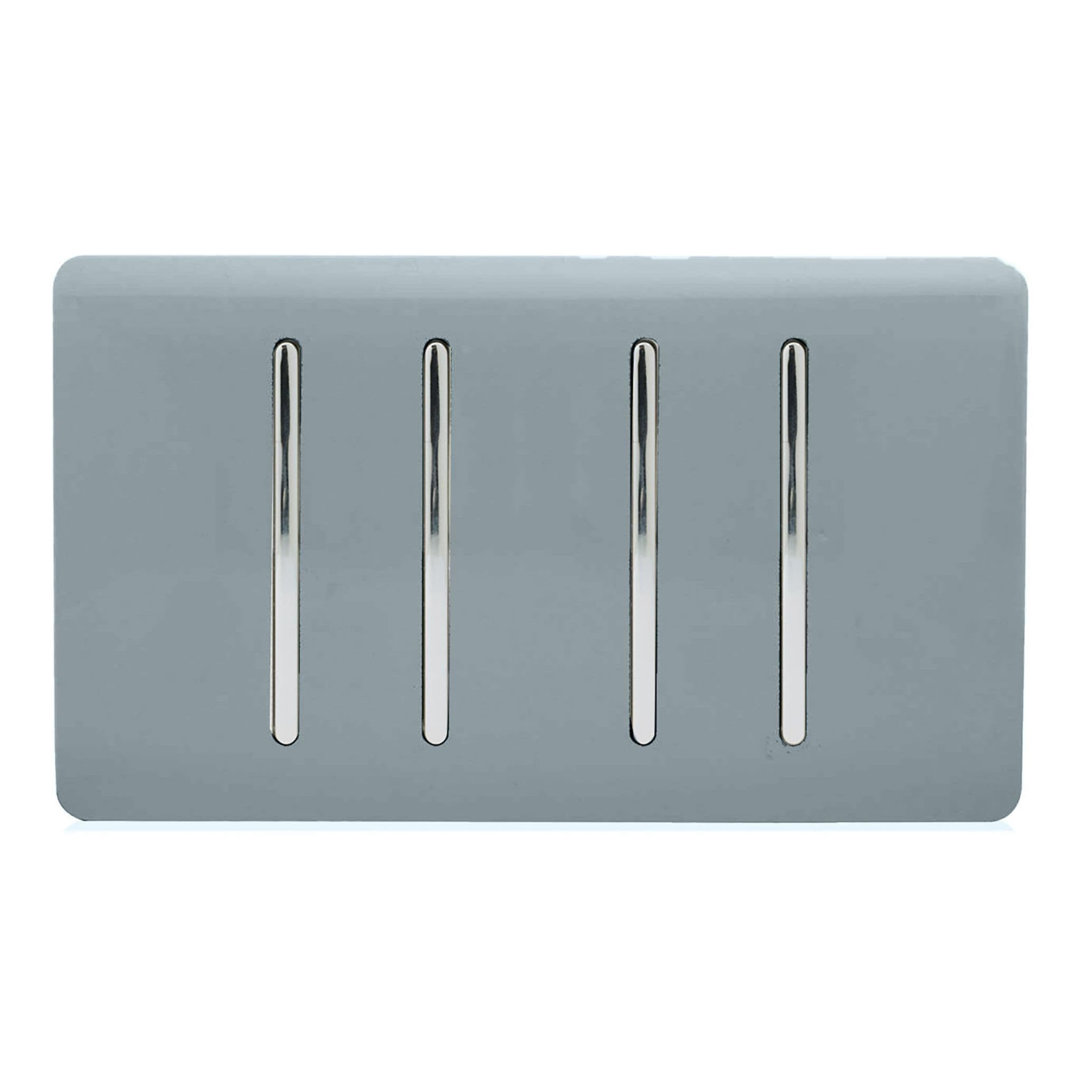 Trendi Switch 4 Gang Light Switch (3x 1 or 2 Way & 1 x Intermediate)