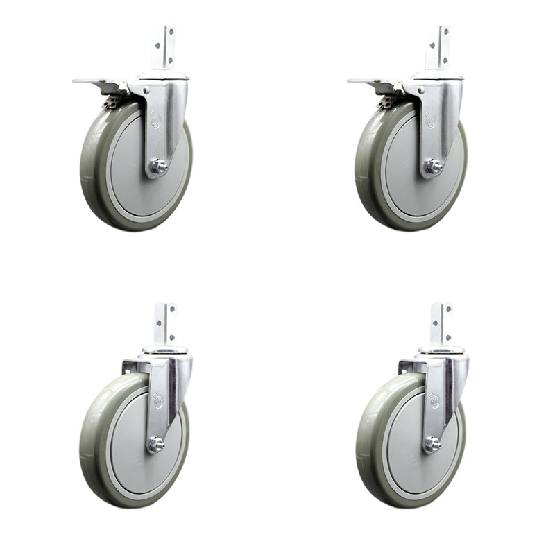 4 Piece Poly Caster Set