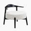 Chaise d'appoint rembourrée, fauteuil de salon moderne, fauteuil de lecture confortable pour véranda et chambre à coucher, supporte 300 lb