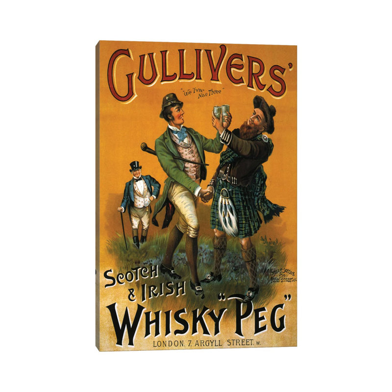 1899 Gulliver's 'Scotch Gravy' Advert 1 Piece Wrapped Canvas Wall Art, 45.72cm H x 30.48cm W