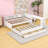 Wood Daybed with Pull-Out Trundle and Desk and Storage-730644263-730644261