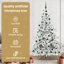 Artificial Hinged Christmas Tree with 300 LEDs-880321636-880321629