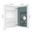 Armoire à pharmacie 24 po x l 36 po à surface sans miroir, avec bords biseautés et porte à ouverture droite-879374759
