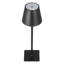 Ensemble de 2 lampes de table sans fil avec piles rechargeables intégrées, 5200 mAh, noir