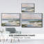 «Soft Morning Sea», reproduction sur toile avec cadre flottant-94358915-94358914