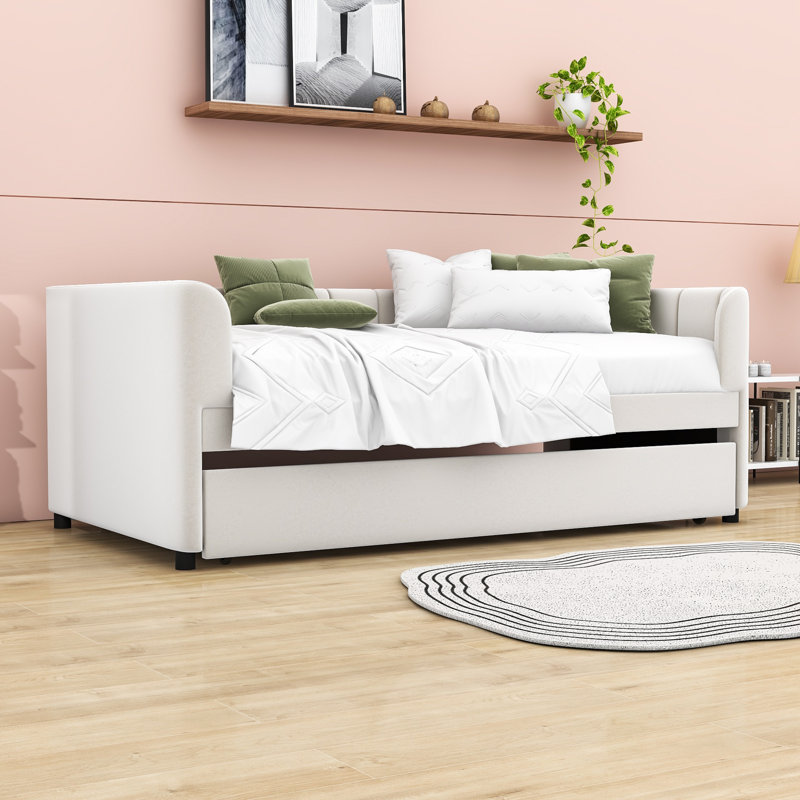 Motilaal Twin Daybed with trundle, Beige