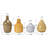 Stoneware Bud Vases in Crackle Glaze-343635936
