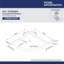 DreamLine Prime 36" W x 76.75" H Round Sliding Shower Enclosure with Base