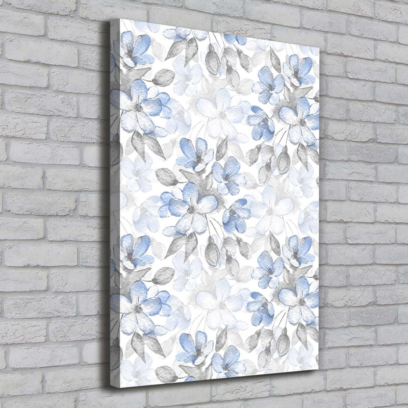 Floral Pattern - Wrapped Canvas Print