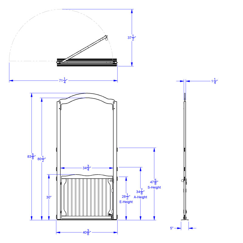 Barrière de bienvenue avec arche KYDZ Suite®