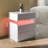 Modern LED Nightstand With 3 Drawers - Bedside Table With Soft Glow Lighting-1284056844