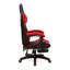 Metro Lane Adjustable Reclining Ergonomic Swiveling PC & Racing Game Chair in Red；black