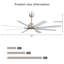 Ventilateur de plafond intelligent de 52 pouces avec lumières-275213749-275213754