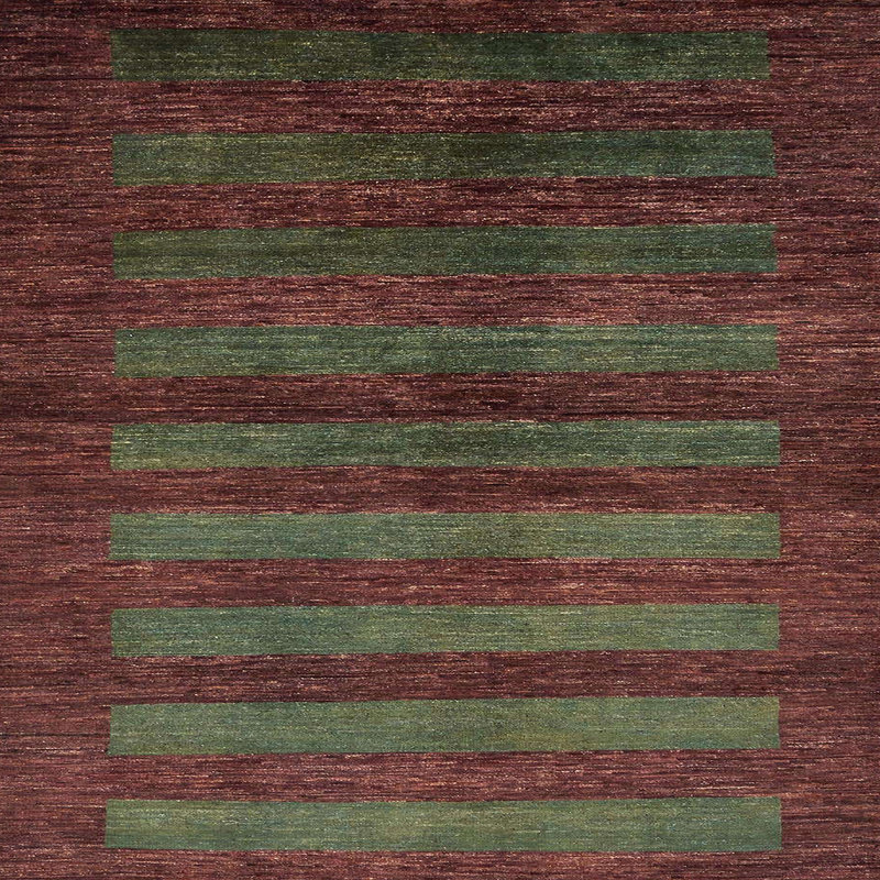 Tapis abstrait moderne 324, Carré 4 pi