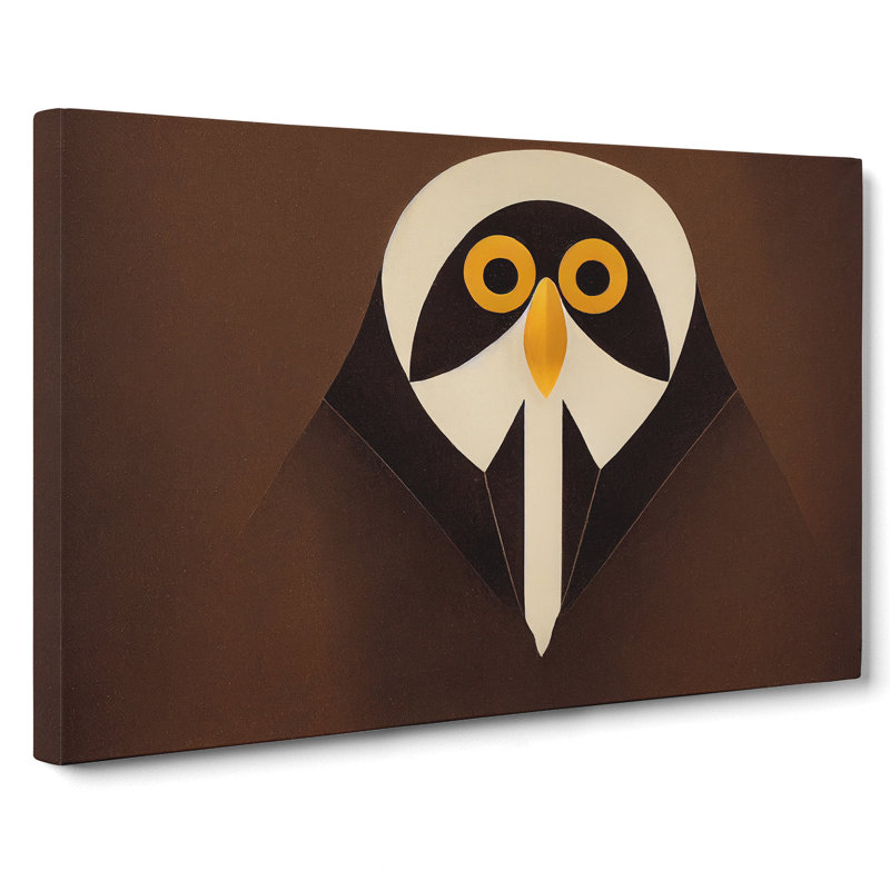 Dazzling Abstract Bird - Wrapped Canvas, 35cm H x 50cm W x 3cm D